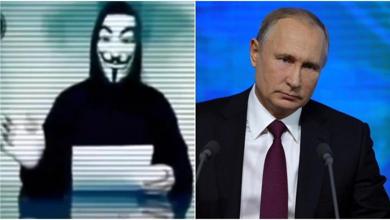Rusia a primit o nouă lovitură din partea grupului Anonymous.