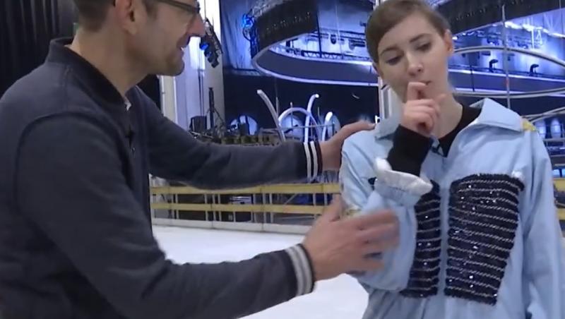 Dancing on Ice - Vis în doi 2022. Iulia Albu, în lacrimi la antrenamente. Ce s-a întâmplat cu vedeta: „Sunt ok”