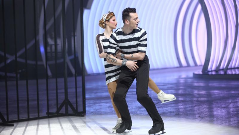 Dancing on Ice - Vis în doi, 26 martie 2022. Jean Gavril și Ana Maria Ion au impresionat publicul cu dansul lor bine realizat