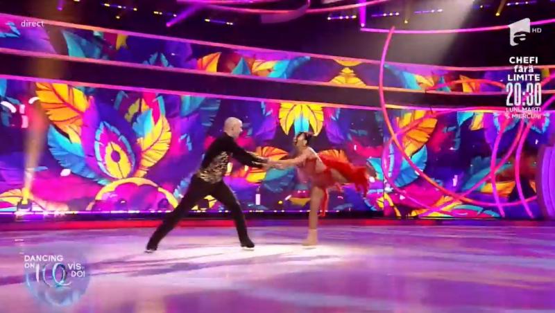 Dancing on Ice - Vis în doi, 26 martie 2022. Ruby și Zsolt Kerekes au impresionat publicul cu dansul pe gheață. Reacția juraților