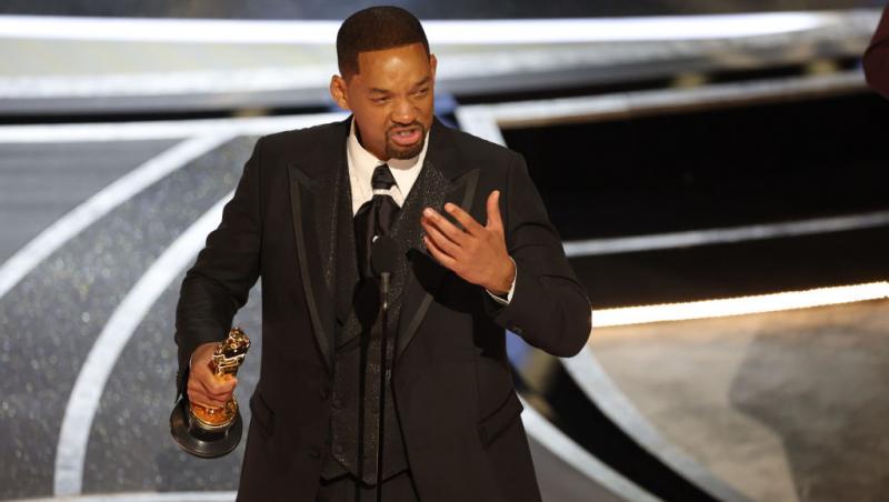 Premiile Oscar 2022: Momentul în care Will Smith îl lovește pe Chris Rock la decernarea Premiilor Oscar 2022. Adevăratul motiv