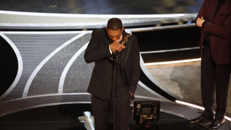 Premiile Oscar 2022: Momentul în care Will Smith îl lovește pe Chris Rock la decernarea Premiilor Oscar 2022. Adevăratul motiv