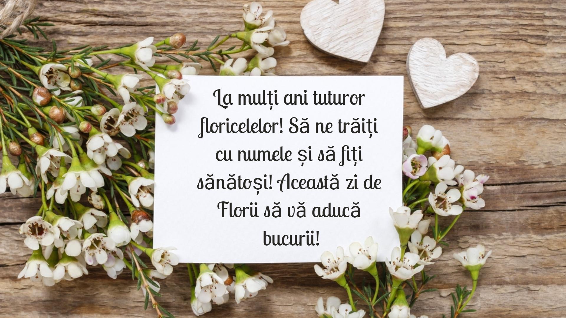 Felicitare de Florii