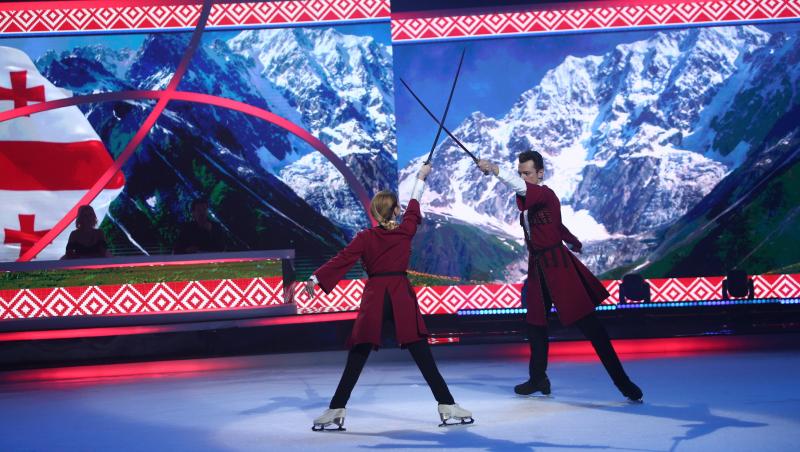 Dancing on Ice - Vis în doi, 16 aprilie 2022. Jean Gavril și Ana Maria Ion au dansat superb pe gheață în această ediție specială
