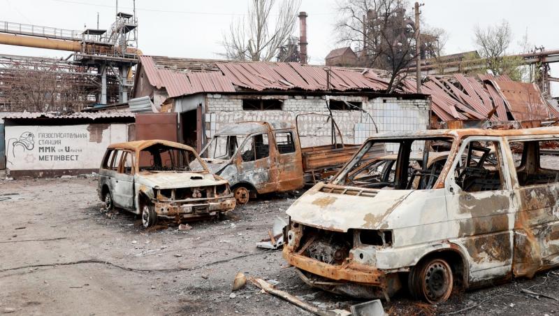Imagini cutremurătoare din Mariupol, orașul ucrainean unde încă se dau lupte crâncene. 20.000 de civili au pierit