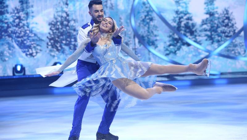 Dancing on Ice - Vis în doi, 2 aprilie 2022. Sore și Grațiano Dinu au impresionat jurații cu dansul de poveste. Reacția juraților