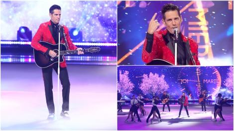 Dancing on Ice - Vis în doi, 2 aprilie 2022. Ștefan Bănică cântă piesa „4 zile” în premieră la tv. Momentul a fost emoționant