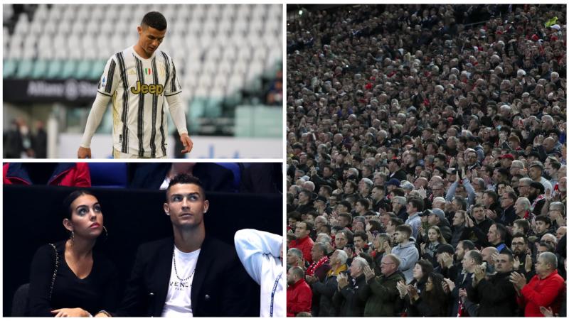 Fanii de la Liverpool au creat un moment emoționant pentru Cristiano Ronaldo, care şi-a pierdut fiul nou-născut