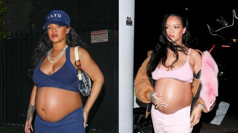 Rihanna, în costum de baie, cu burtica de gravidă la vedere, cu puțin timp înainte să nască. Cum arată acum vedeta