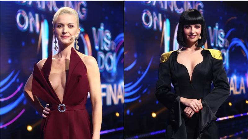 Elwira Petre și Simona Pungă au lăsat publicul fără cuvinte cu ținutele lor spectaculoase în Marea Finală de la Dancing on Ice - Vis în doi