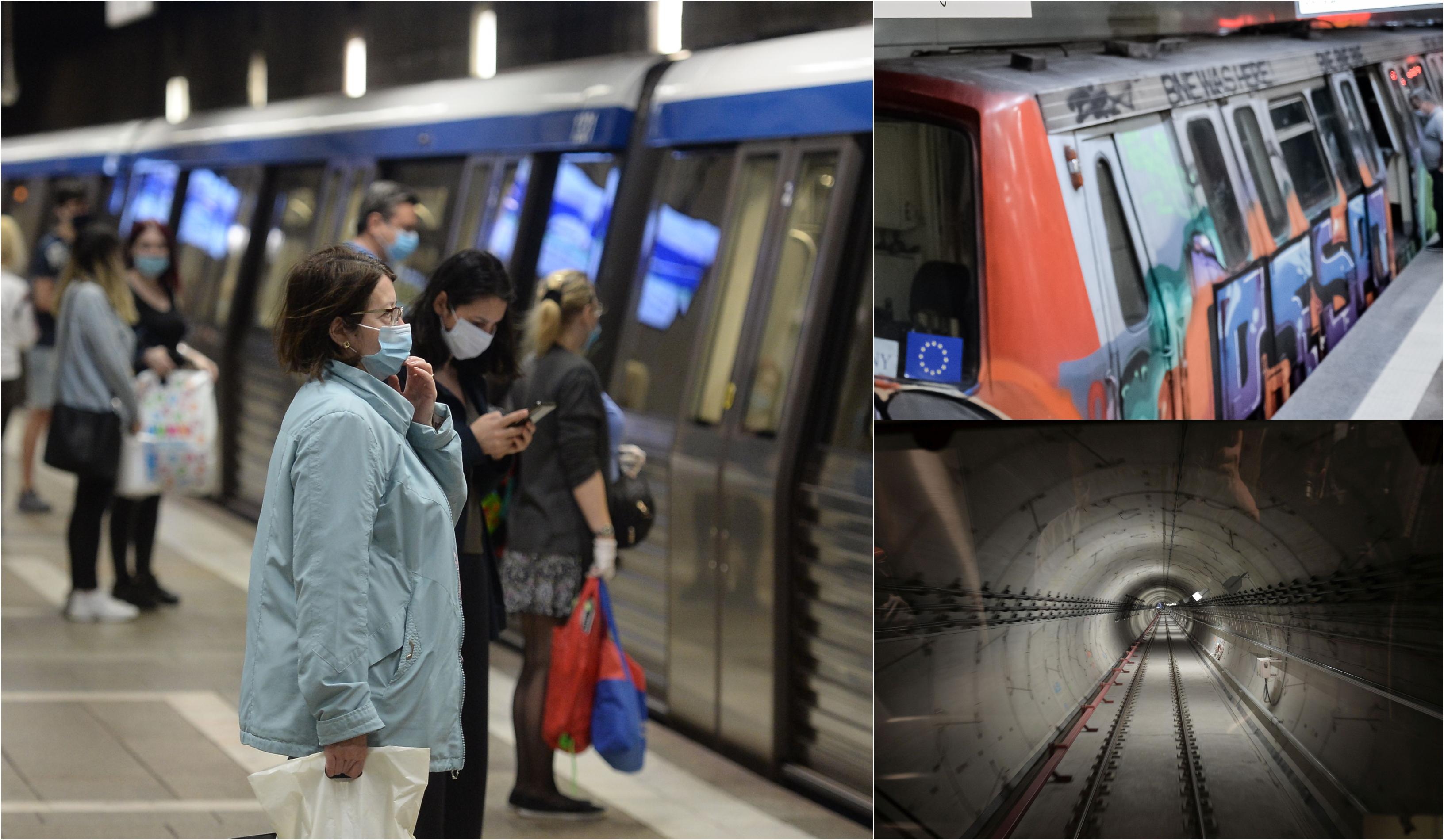 Panică la staţia de metrou Basarab. Călătorii au fost evacuaţi prin tunel, după ce o garnitură s-a oprit. Precizările Metrorex
