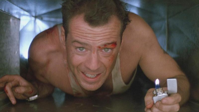 Bruce Willis în „Die Hard”