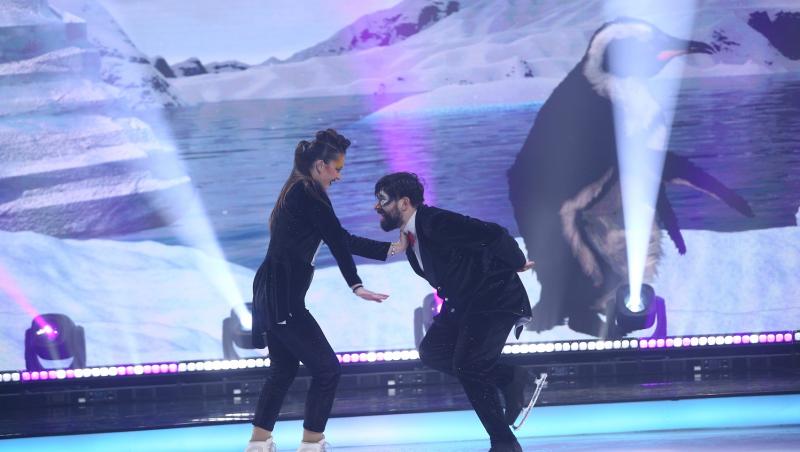 Andreea Bălan, moment special pe patinoarul Dancing on Ice- Vis în doi