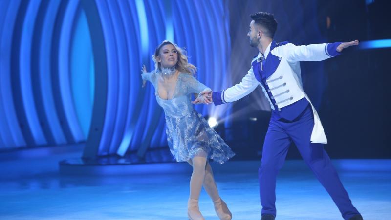 Andreea Bălan, moment special pe patinoarul Dancing on Ice- Vis în doi