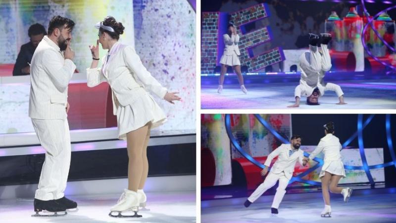 Oase și Andreea Ureche au reușit să facă show pe scena de la Dancing on Ice - Vis în doi 2022, cu un dans superb.
