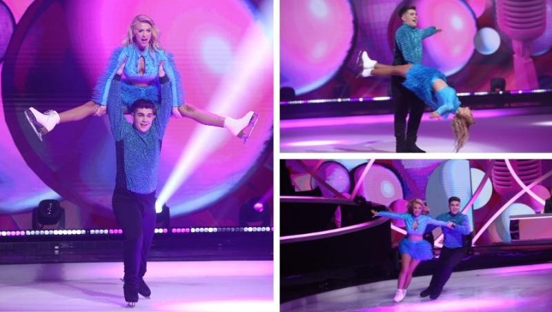 Dancing on Ice - Vis în doi, 9 aprilie 2022. Andreea Bălan a făcut spectacol vizual pe scena emisiunii
