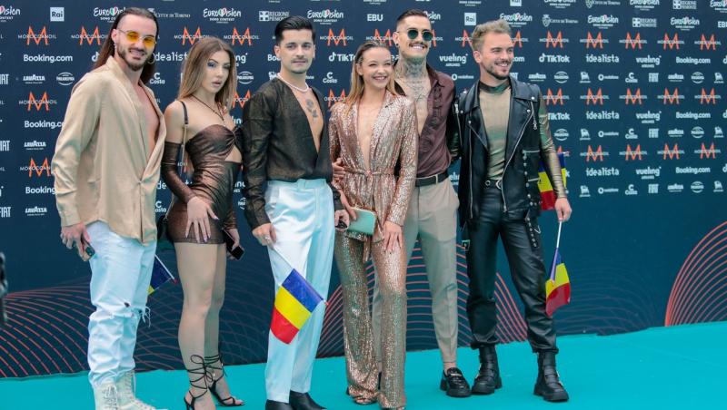 Eurovision 2022. Cum s-a prezentat delegația României la ceremonia de deschidere a competiției. WRS, apariție îndrăzneață