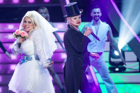 Te cunosc de undeva! 14 mai 2022. Maria Buză şi Paula Chirilă le-au interpretat pe Madonna şi Britney Spears. Show de excepție