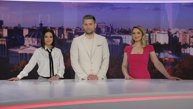 Andra Petrescu, Andreea Țopan și Valentin Butnaru fac, de azi, echipă, la pupitrul Observator, Antena 1, de la ora 12.00.
