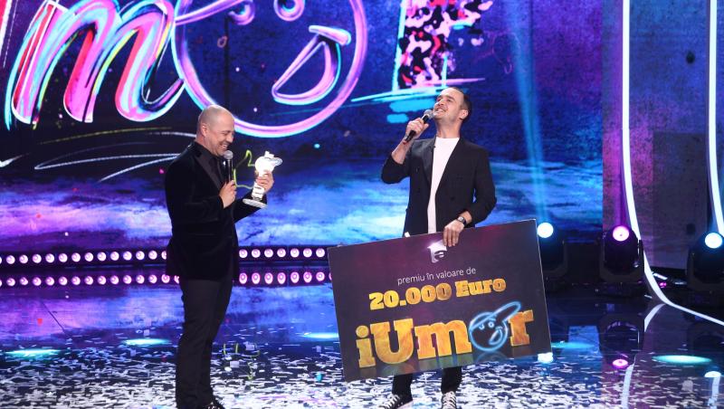 Finala iUmor, sezonul 12. Mihai Radu este câștigătorul sezonului 12 iUmor. A primit marele premiu de 20.000 euro. Cum a reacționat