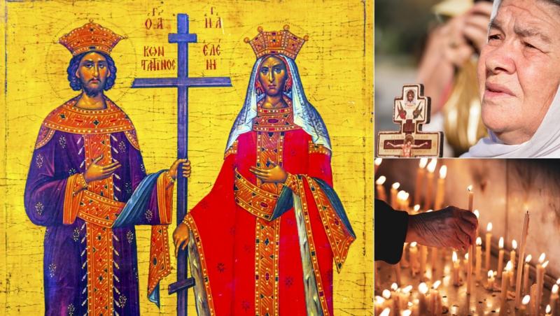 Sâmbătă, 21 mai 2022, sunt sărbătoriți Sfinții Constantin și Elena, conform calendarului ortodox. Este o zi marcată de tradiții, obiceiuri și superstiții. Iată ce nu e bine să faci la sărbătoarea de azi.