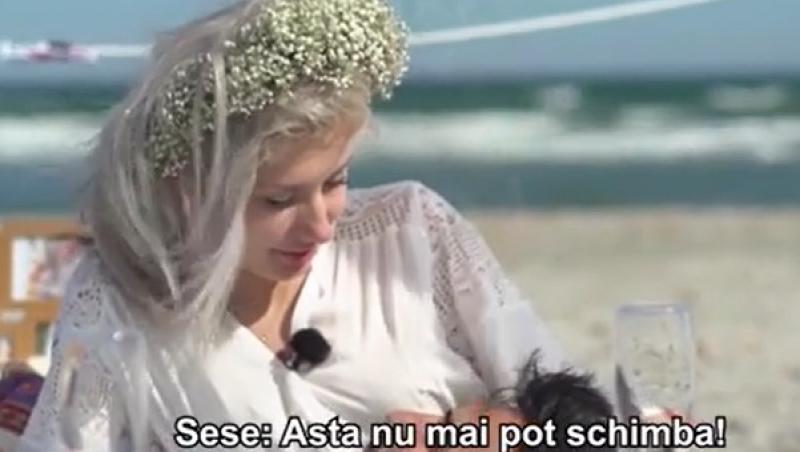 Giovana și Sese s-au logodit la mare