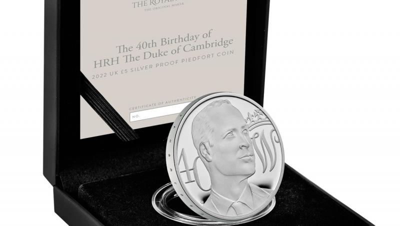 Cadou neașteptat pentru Prințul William, de ziua lui. Cum arată moneda cu chipul său, emisă cu ocazia aniversării și cât valorează
