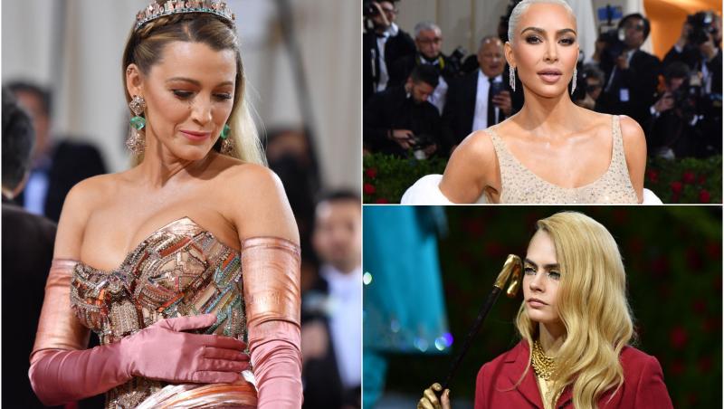 Vedetele de la Hollywood s-au întrecut în ținute spectaculoase și transformări uimitoare pe covorul roșu de la Met Gala 2022.