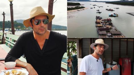 Insula Iubirii sezonul 6. Radu Vâlcan a mâncat la un restaurant plutitor. Imaginile inedite pe care le-a filmat prezentatorul tv