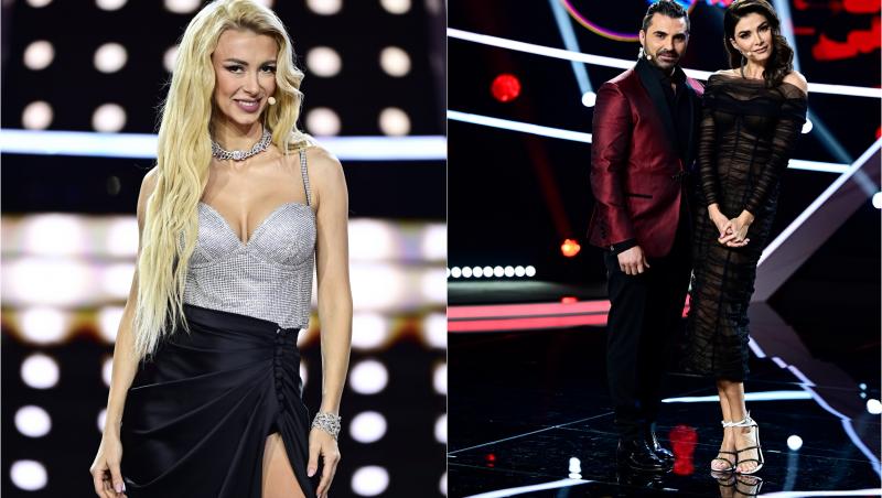 Andreea Bălan și Alina Pușcaș au făcut furori în a doua ediție a sezonului 17 Te cunosc de undeva! Jurata și prezentatoarea TV au surprins cu aparițiile în rochii cu adevărat splendide. Cât de bine au arătat.