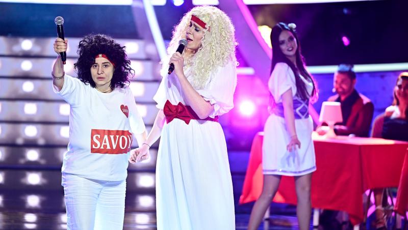 Te cunosc de undeva! 7 mai 2022.  Anisia Gafton şi Ionuţ Rusu au parte de primul travesti şi totodată unul deloc uşor: trupa Savoy