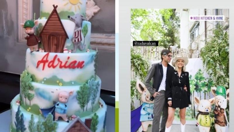 Radu Vâlcan și-a botezat cel de-al treilea copil, Adrian, într-o petrecere chic, în aer liber