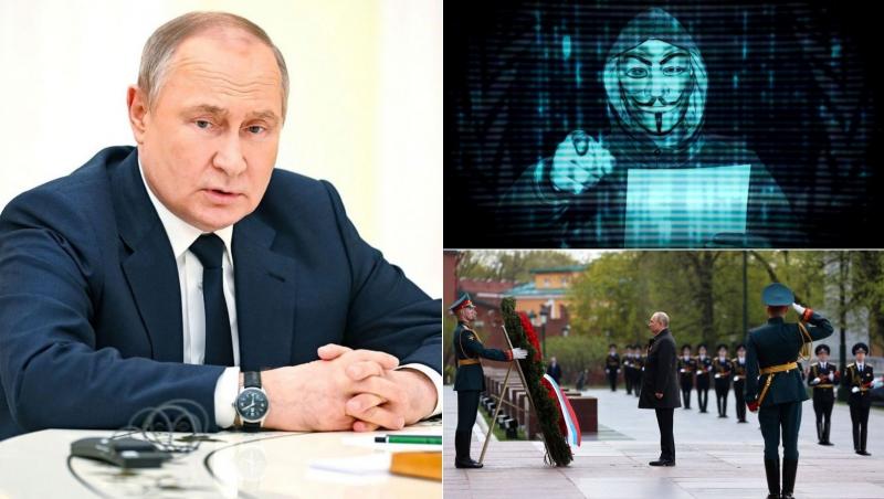 Astăzi Rusia sărbătorește Ziua Victoriei, dar hackerii de la Anonymous au dorit să atragă atenția tuturor celor care au privit parada militară la televizor.