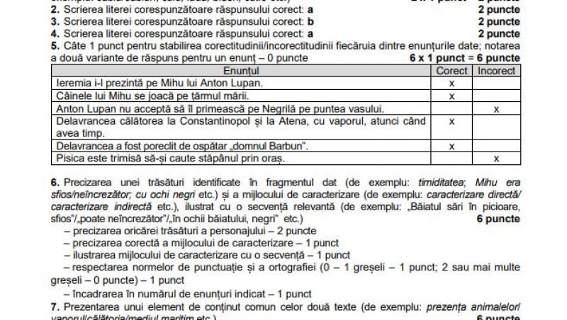 Evaluare Națională 2022 română: subiecte și barem de corectare. Cum se rezolvă subiectele primite de elevii de clasa a 8-a
