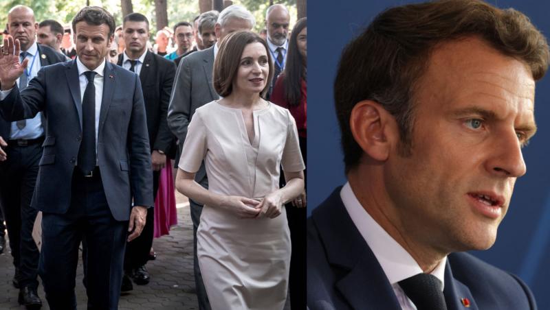 Preşedintele francez Emmanuel Macron a transmis mesaj în limba română în timpul vizitei din Republica Moldova. Ce a zis