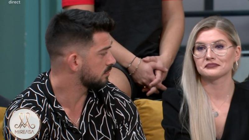 Perneș și Sabrina de la Mireasa sezon 5 nu s-au ținut de mână în emisia live din 17 iunie 2022. Băiatul a zis că ea ar trebui să explice momentul pentru că fata refuză să-l țină de mână.