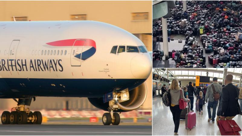 Călătorii care nu și-au mai putut găsi bajele pe aeroportul Heathrow din Londra mai au de așteptat până și le vor putea recupera.