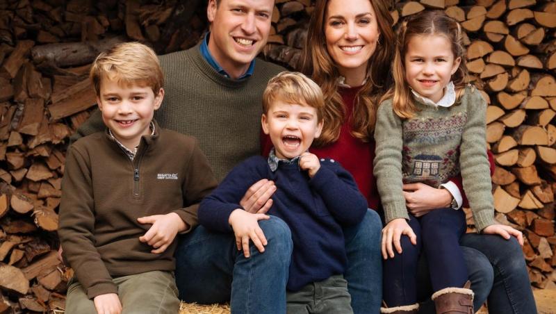Cum sărbătorește Prințul William Ziua Tatălui. Imaginea adorabilă în care e cu zambetul până la urechi, alături de cei trei copiii