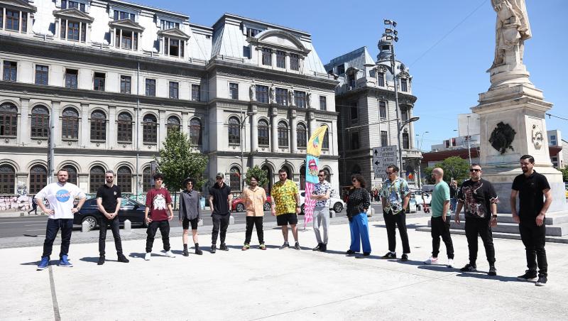 Flashmob în centrul Bucureștiului pentru finala România are Roast. Loredana, show spectaculos alături de invitații săi