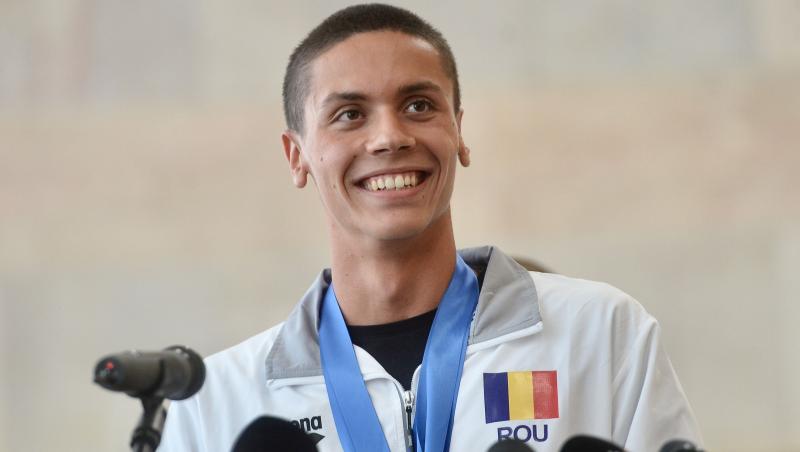Câți bani primește David Popovici de la statul român, pentru performanța extraordinară de la Campionatul Mondial de Natație