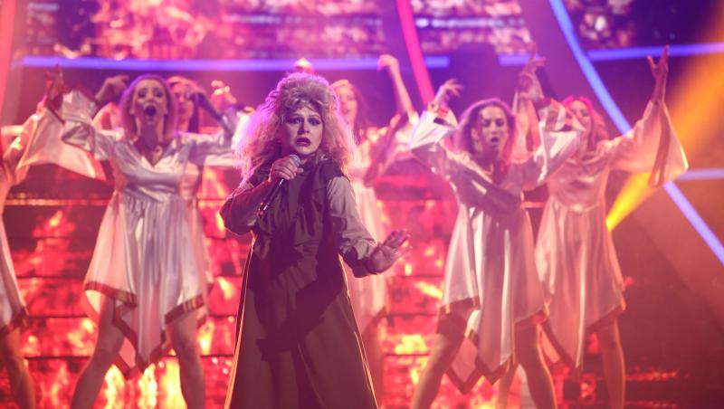 Te cunosc de undeva! 25 iunie 2022. Maria Buză şi Paula Chirilă interpretat Bonnie Tyler cu piesa 