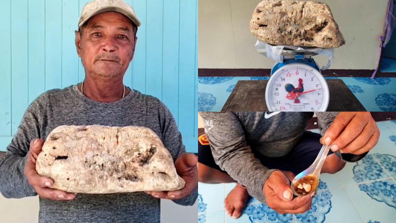 Un pescar din Thailanda a găsit o piatră ciudată în timpul explorărilor sale, care valorează milioane de dolari. Mulți nu și-ar fi dat seama despre ce este vorba, dacă nu ar fi avut experiență.