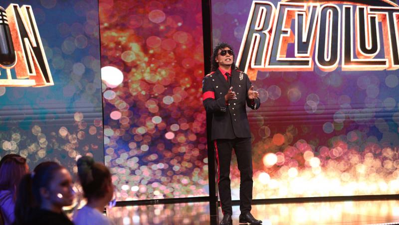 Stand-up Revolution sezonul 1, 12 iunie 2022.Florin Baicu a venit îmbrăcat ca Michael Jackson: