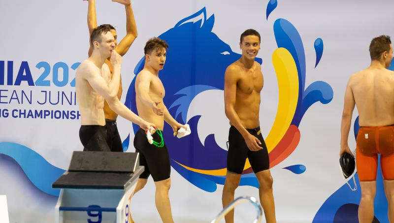 Ce sumă încasează David Popovici de la MTS pentru cele 5 medalii obținute la CE de natație pentru juniori de la Otopeni