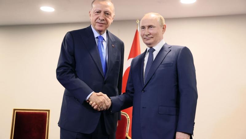 Gestul necugetat pe care Erdogan l-a făcut de față cu Putin. L-a „umilit” public, în fața reporterilor. Reacția președintelui rus
