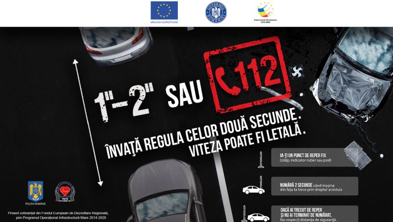 (P) Poliția română lansează campania de educație rutieră ce vizează viteza și circulația pe autostrăzi