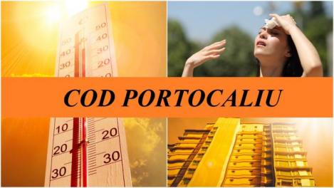 Alertă ANM! Cod portocaliu de vreme severă în România, călduri din ce în ce mai mari în 35 de județe din țară