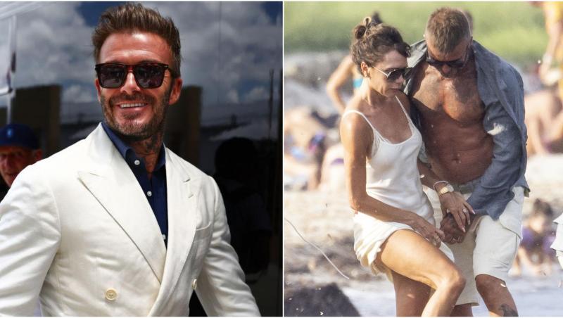 David Beckham și Victoria Beckham se află în vacanță pe Riviera Franceză și au atras toate privirile cu gesturile lor romantice.
