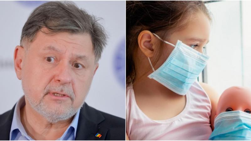 Alexandru Rafila, a anunțat că au fost deschise centre ambulatorii pentru copiii cu simptome de Covid-19.