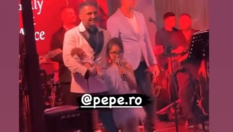 Pepe, prima apariție cu fiul său pe scenă. Momentul emoționant în care artistul stă în fața publicului alături de doi dintre copii